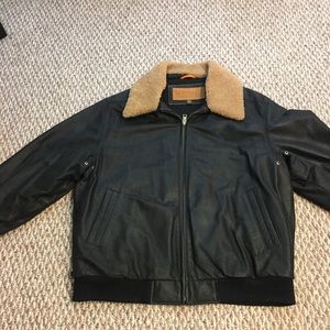 Vintage XXL Tmberland Butter Leather Bmbr,real fur
